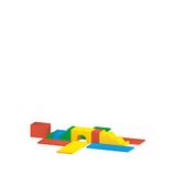 Edutoys Renkli Modüler 12 Parça Sünger Oyunu Seti