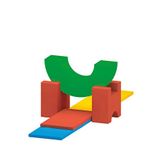 Edutoys Renkli Modüler 6 Parça Sünger Oyunu Seti