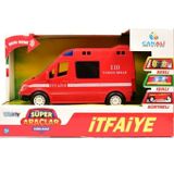 Edutoys Sesli Kırılmaz İtfaiye Arabası