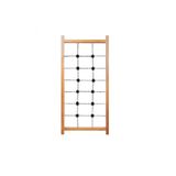 Edutoys Tırmanma Merdiveni - Egzersiz Jimnastik Barı - Örgülü Ahşap Merdiven - 190X80 Cm