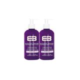 Edward Beale Violet / Mor Balyaj Renkli Saç Boyası 250ml 2li Set