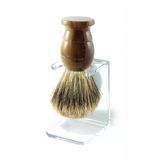 Edwin Jagger 1Ej872sds Medium Best Porsuk Tıraş Fırçası Ve Standı, Erkek Tıraş Kremi Veya Sabunuyla Kullanım İçin İmitasyon Açık Boynuz