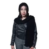 Edwol Kadın Atkı Bere Takımı Siyah