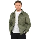 Edwox Erkek Slim Fit Cepli Nubuk Ceket Yeşil Edw081