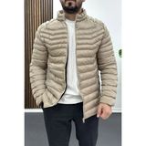Edwox Erkek Slim Fit Şişme Mont Vizon EDW435 - XL