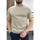 Edwox Vizon EDW459 Erkek Düz Desen Bisiklet Yaka Tişört