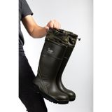 e&e Boots O4 Uzun Konç 37 Cm %100 Su Geçirmez Burun Korumasız Ortopedik Tabanlıklı Poliüretan Çizme