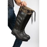 e&e Boots S4 Uzun Konç 37 Cm %100 Su Geçirmez Burun Korumalı Ortopedik Tabanlıklı Poliüretan Çizme