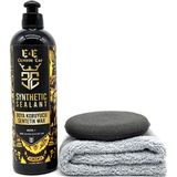 E&e Custom Car Boya Koruyucu Sentetik Wax 400 ml (Mikrofiber Bez ve Uygulama Pedi Ile)