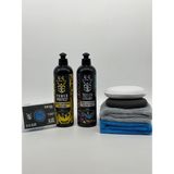 E&e Custom Car Çizik ve Hologram Pasta Wax 400 Ml, Boya Koruyucu Teflon Wax 400 Ml(2 Adet Bez ve 2 Adet Ped Ile)