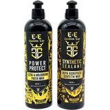 E&e Custom Car Çizik ve Hologram Pasta Wax 400 ml ve Boya Koruyucu Sentetik Wax 400 ml