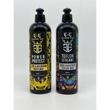 E&e Custom Car Çizik ve Hologram Pasta Wax 400 ml ve Boya Koruyucu Teflon Wax 400 ml