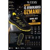 e&e SMK-63 S1 Çelik Burunlu Yarım Ortopedik İş Ayakkabısı Çelikli Yazlık Spor İş Güvenliği Ayakkabısı