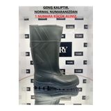 e&e Ulaş Çizme Haki Uzun Pvc 32 Cm %100 Su Geçirmez Burun Korumasız Hafif Rahat Sağlam Pvc Çizme