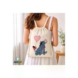 Eeyore Büzgülü Keten Çanta C089