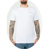 EF-4537 Erkek Polyester Mesh T-Shirt - Beyaz