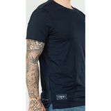 EF-4537 Erkek Polyester Mesh T-Shirt - Lacivert