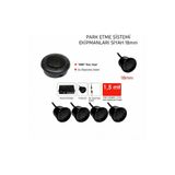 EF GARAGE Araç Park Sensörü Ses İkazlı 18mm Siyah - Üniversal Sesli Bip Bip Buzzer