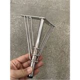 Efaks 15 cm Venüs Model Krom Metal Mobilya - Dolap - Koltuk - Tv Ünitesi Ayağı