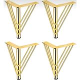Efaks Flamingo Model Gold - Koltuk Kanepe Tv Ünitesi Ayağı 20 cm (4 Adet)