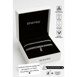 EFAYNU Kişiye Özel Harfli Bileklik Çift Bilekliği, Lüx Çelik Kararmaz 2 Adet Sevgiliye,Arkadaşa,Eşe Hediye