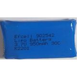 Efcell 902542 3.7V 950MAH 30C Lipo Pil - Drone ve Rc Araç Bataryası