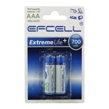 Efcell Extreme Life+ 700 Mah Aaa Şarjlı Pil 2'li