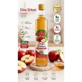 Efdal Kuru Gıda Elma Sirkesi - 500 ml Cam Şişede Doğal Fermente %100 Doğal - 0,5 L