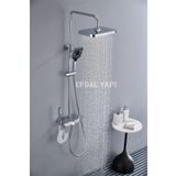 EFDAL YAPI MİMARLIK PİYANO DUŞ SETİ KROM 5 FONKSİYONLU 2 YIL GARANTİLİ