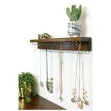 Efe 50Cm 42Kanca Kolye Asma Aparatı Kolye Askısı Metal Takı Standı Ahşap Duvar Askılık & Anahtarlık