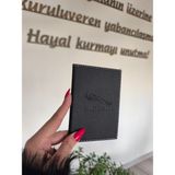 Efe Deri Jaguar Dikişli Araç Ruhsat Kılıfı Kabı Oto Ruhsatlık Araba Ruhsat Koruyucu - Siyah