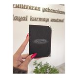EFE DERİ Premium Ford Deri Dikişli Araç Ruhsat Kılıfı Kabı Oto Ruhsatlık Araba Ruhsat Koruyucu