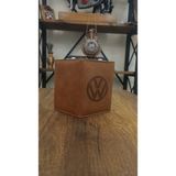 Efe Deri Volkswagen Deri Dikişli Araç Ruhsat Kılıfı Kabı Ruhsatlık Ruhsat Koruyucu - Taba