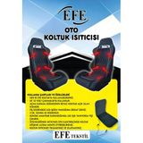 Efe Ds Isıtıcılı,Isıtmalı,Isıtıcı Oto Koltuk Minderi12 Volt Çakmaklıklı
