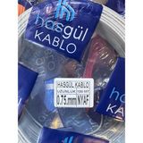 Efe Elektrik 0.75MM Nyaf Kablo Kaliteli Kablo (Renk Seç ) (100MT) - KIRMIZI