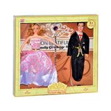Efe Fashion Girl Gelin Damat Bebek - Pembe