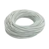 EFE KULUÇKA MAKİNELERİ Silikon Kablo 1 Metre Kauçuk Mantolama 220-240 Volt 16 AWG Nikel-Krom Alaşımı Beyaz