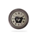 Efe Mark Premium Serisi Antik Eskitme Döner Çarklı Retro Tasarım 60 Cm Ev Ve Ofis Duvar Saati Roma Rakamlı Vintage Tasarım Çok Renkli