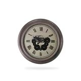 Efe Mark Premium Serisi Antik Eskitme Döner Çarklı Retro Tasarım 60 cm Ev ve Ofis Duvar Saati Roma Rakamlı Vintage Tasarım