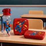 Efe Mark Superman Lisanslı Okul Seti 500 ml Matara, Beslenme Kutusu, Kalem Kutusu