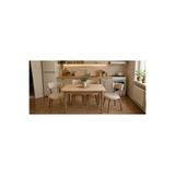Efe Mobilya T-6010 4 KİŞİK YEMEK MASASI VE KREM SANDALYE TAKIMI MUTFAK SALON RESTORANT CAFE OTEL KULLANIMINA UYGUNDUR.