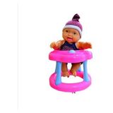 Efe Oyuncak Yürüteçli Et Bebek Kız Çocuklar İçin Pembe Renkli 20 cm Boyunda