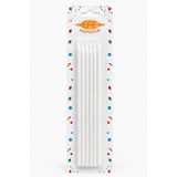 EFE PASTACILIK Beyaz Uzun Pasta Mumu 20 Cm