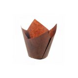 EFE PASTACILIK Kademeli Tulip Kek Kapsülü Kahverengi 160x50 mm – 200 Adet