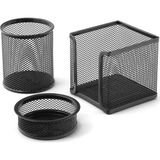 Efe Toys Metal Ofis Masa Seti Siyah 3'lü