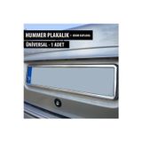 Efeaks Eras Universal Hummer Tipi Plakalık / 1 Adet /Plastik Üzerine Krom Kaplama Nikelaj