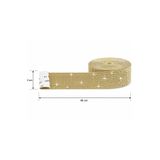 EFEAKS Kristal Gold Taşlı Kendinden Yapışkanlı Şerit 40x3 cm Telefon, Bardak, Çerçeve, Ev ve Hobi Dekoru