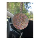 Efeaks Mini Disko Topu - Kristal Dikiz Ayna Süsü – Eğlenceli Araba Aksesuarı - Hediyelik Araba Süsü (6,5Cm)