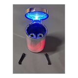 Efeaks Universal 7 Renkli Rgb Led Işıklı Lüx Oto Küllük Kapaklı Spor Araç İçi Küllük Araba Küllüğü