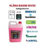 Efect Klima Temizleme Kimyasal Sıvısı 5Lt Konsantre 1. Kalite Klima İlaçları İçin Uygun+Fırça+Eldiven